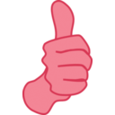 download Thumbs Up Nathan Eady 01 clipart image with 315 hue color
