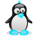 download Tux clipart image with 135 hue color