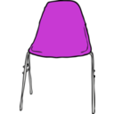 download Modern Chair Front clipart image with 270 hue color