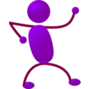 download Stickman clipart image with 90 hue color