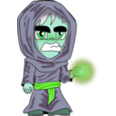 download Necromancer Chibi clipart image with 135 hue color