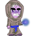 download Necromancer Chibi clipart image with 270 hue color
