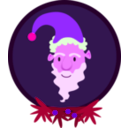 download Santa clipart image with 270 hue color