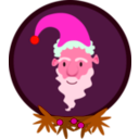 download Santa clipart image with 315 hue color