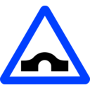 download Roadsign Humpback clipart image with 225 hue color