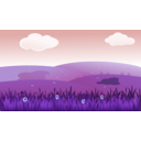 download Landscape clipart image with 180 hue color