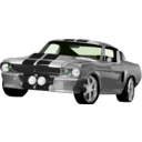 download Mustang 500gt clipart image with 270 hue color