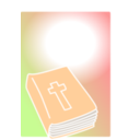 download Bible clipart image with 0 hue color