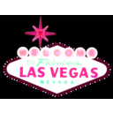 download Las Vegas Sign clipart image with 315 hue color