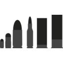 download Bullet Silhouettes clipart image with 0 hue color