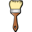 download Brush clipart image with 0 hue color