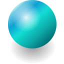 download Ball clipart image with 180 hue color