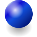download Ball clipart image with 225 hue color