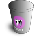download Yogurt clipart image with 180 hue color