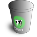 download Yogurt clipart image with 0 hue color