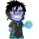 download Sorcerer Chibi clipart image with 225 hue color