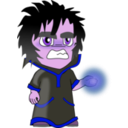 download Sorcerer Chibi clipart image with 270 hue color