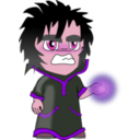 download Sorcerer Chibi clipart image with 315 hue color