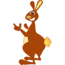 download Rabbit Coelho clipart image with 45 hue color