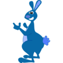 download Rabbit Coelho clipart image with 225 hue color