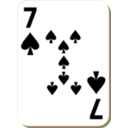 White Deck 7 Of Spades