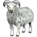 download Sheep clipart image with 45 hue color