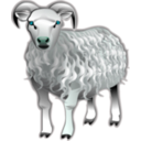 download Sheep clipart image with 135 hue color