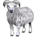 download Sheep clipart image with 225 hue color