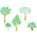 download Trees clipart image with 45 hue color