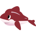 download Dolphin clipart image with 135 hue color
