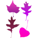 download Autumn Leaf Selection clipart image with 270 hue color