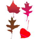 download Autumn Leaf Selection clipart image with 315 hue color