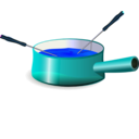download Fondue clipart image with 180 hue color