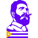 download Fidel Castro Cuba clipart image with 45 hue color