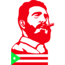 download Fidel Castro Cuba clipart image with 135 hue color