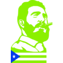 download Fidel Castro Cuba clipart image with 225 hue color