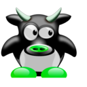 download Tux Vache V1 2 clipart image with 90 hue color