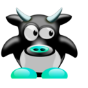 download Tux Vache V1 2 clipart image with 135 hue color