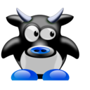 download Tux Vache V1 2 clipart image with 180 hue color