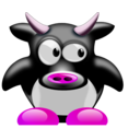 download Tux Vache V1 2 clipart image with 270 hue color