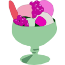 download Ice Cream Cup clipart image with 315 hue color
