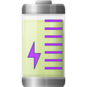 download Battery clipart image with 225 hue color