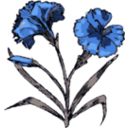 download Carnation clipart image with 225 hue color