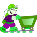 download Mascot clipart image with 90 hue color