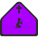 download Prayer Zone clipart image with 225 hue color