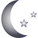 download Crescent Icon clipart image with 45 hue color