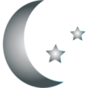 download Crescent Icon clipart image with 0 hue color