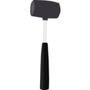 download Mallet clipart image with 0 hue color