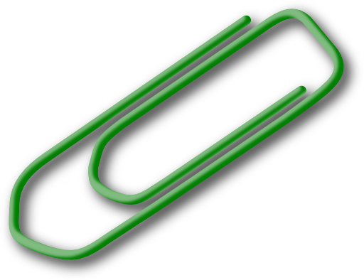 Green Paperclip