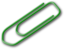 Green Paperclip